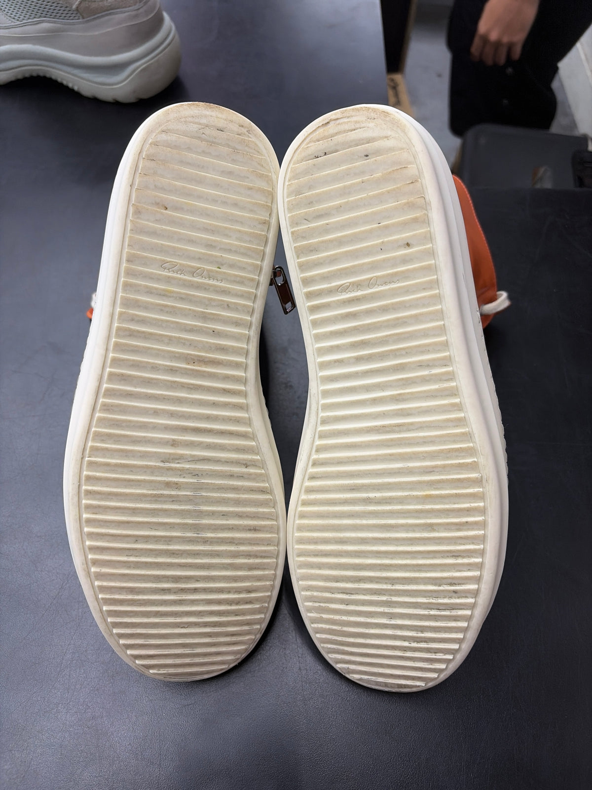 Rick Owen High Orange Leather (U) - 46(13) (NB)**