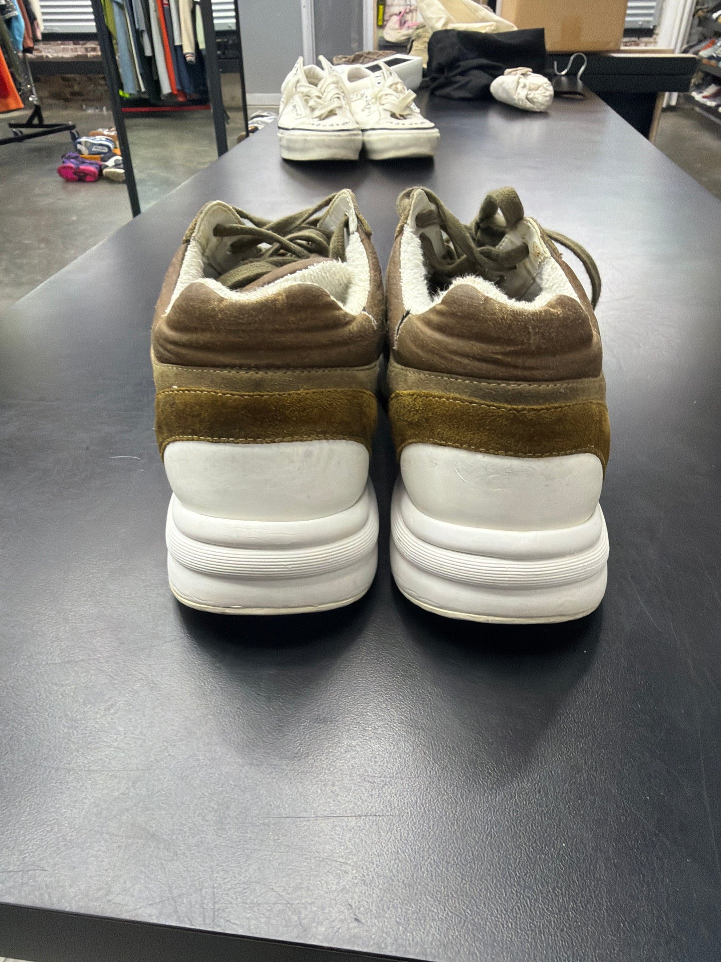 Chanel Trainer Brown/Olive (U) - 41(8) (NB)