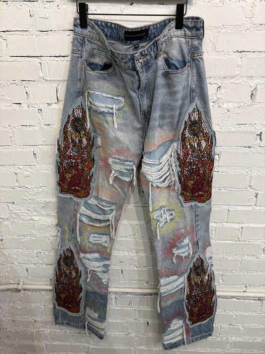 Who Decides War Flame Cathedral Denim- 34