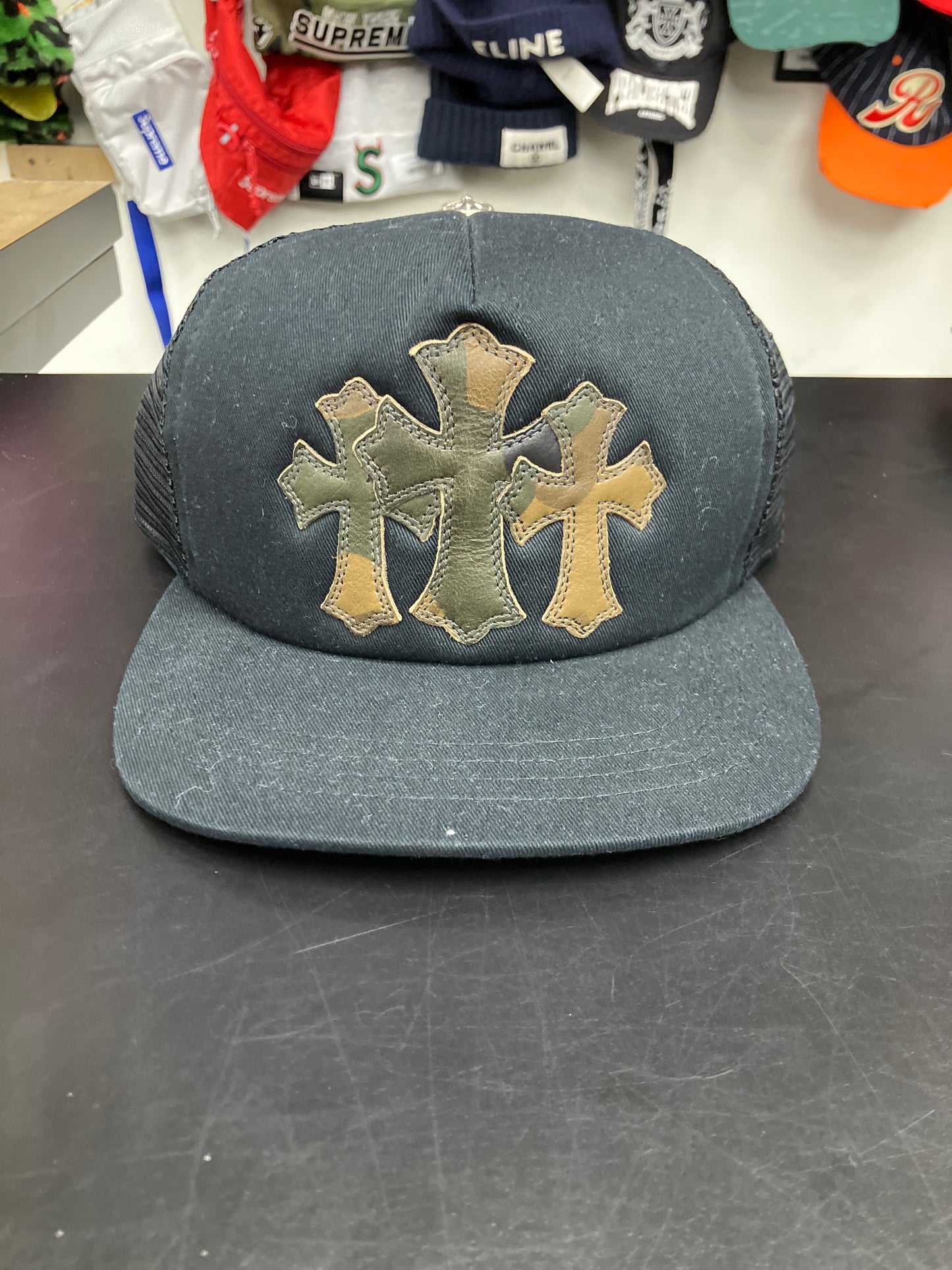 Chrome Hearts Camo Patch Hat