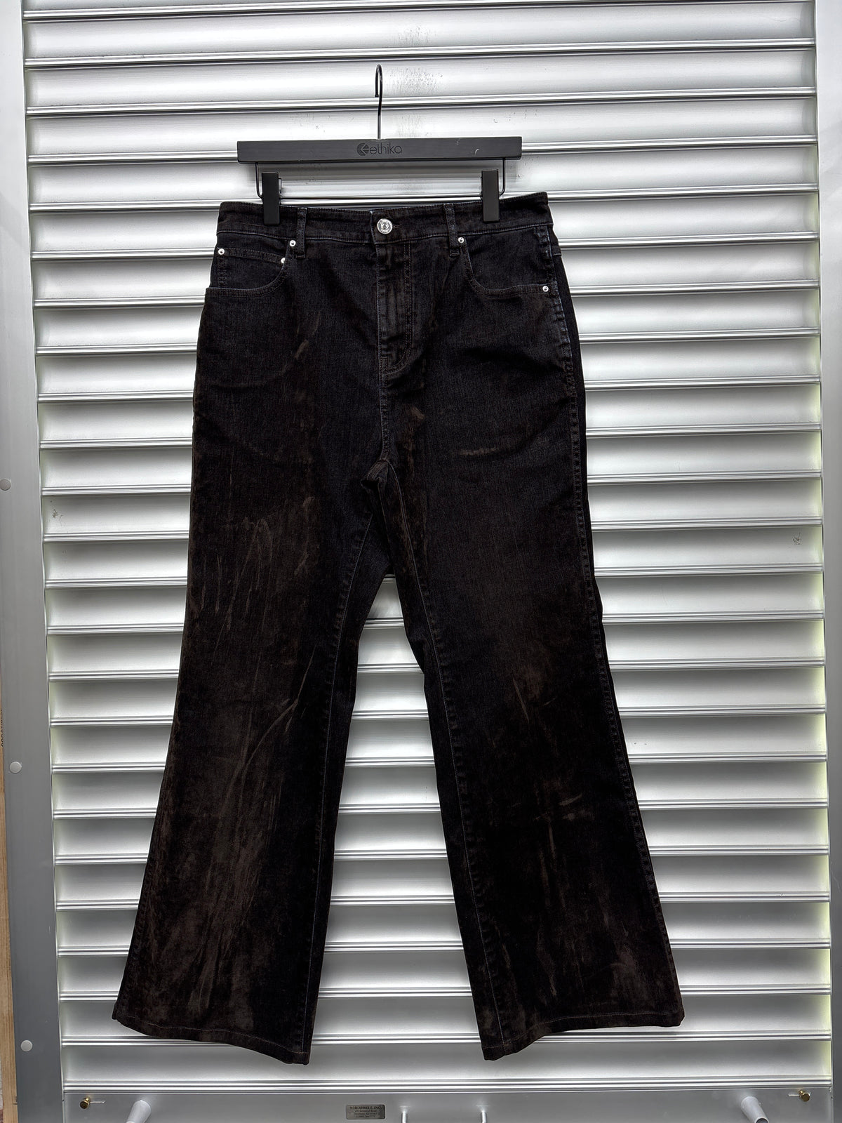 Amiri Oil Suede Denim - 32**