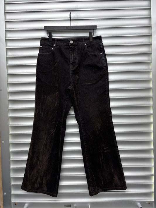 Amiri Oil Suede Denim - 32**