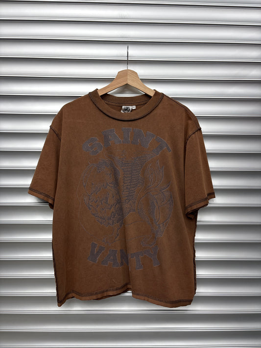 Saint Vanity Brown Tee - M