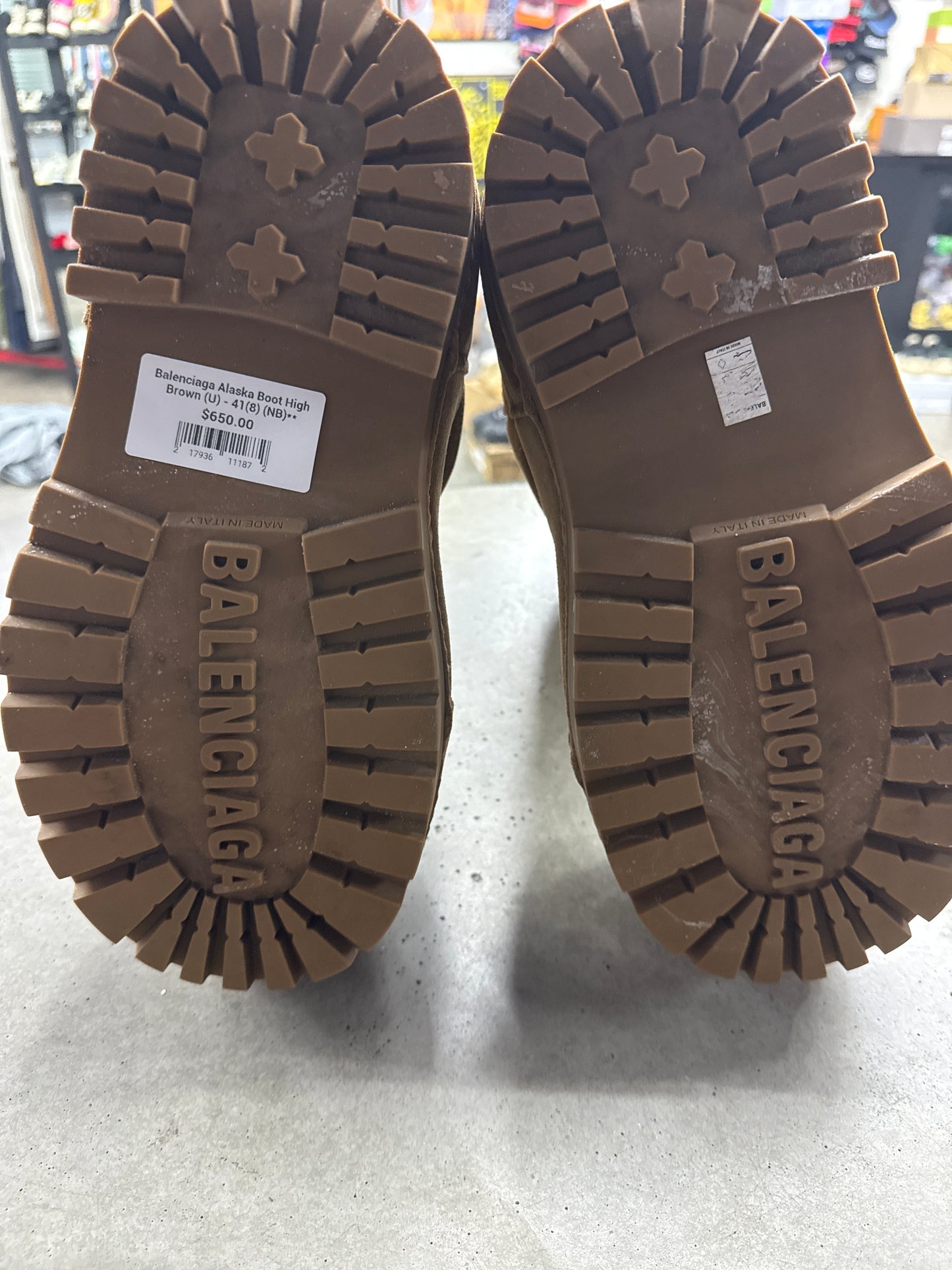 Balenciaga Alaska Boot High Brown (U) - 41(8) (NB)**