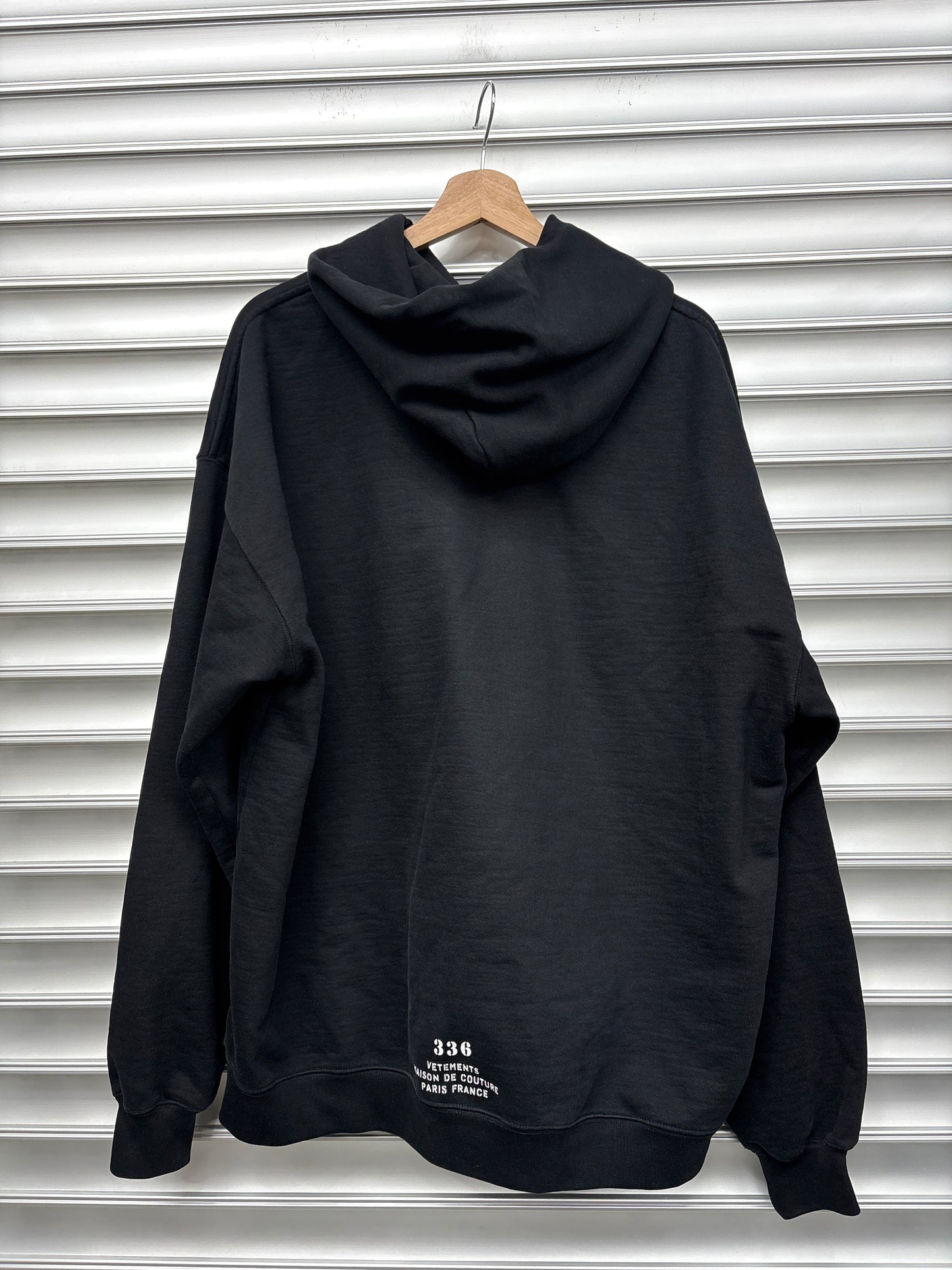 Vetements Haute Couture Black Hoodie - XS