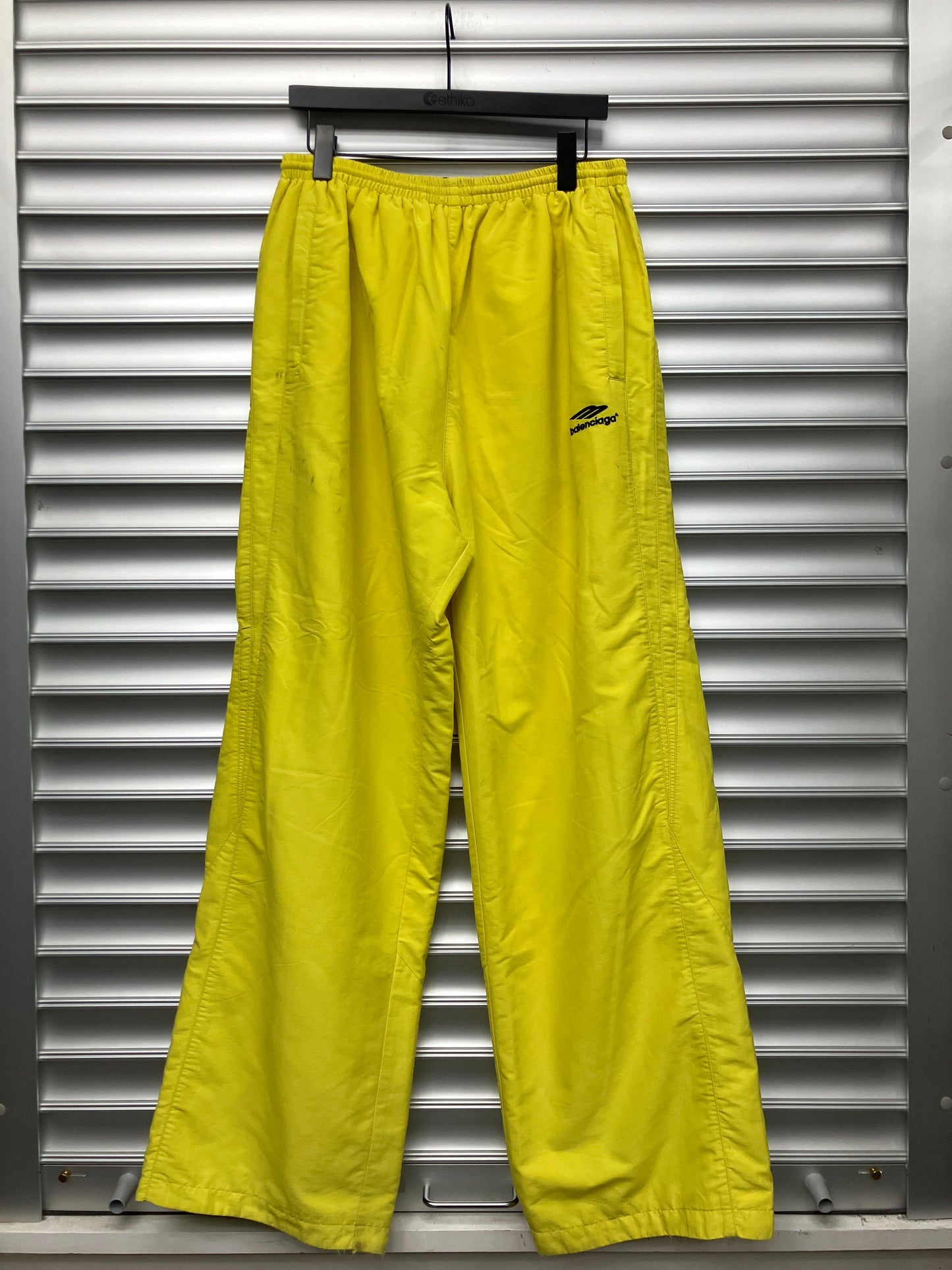 Balenciaga Yellow Trackpants - M