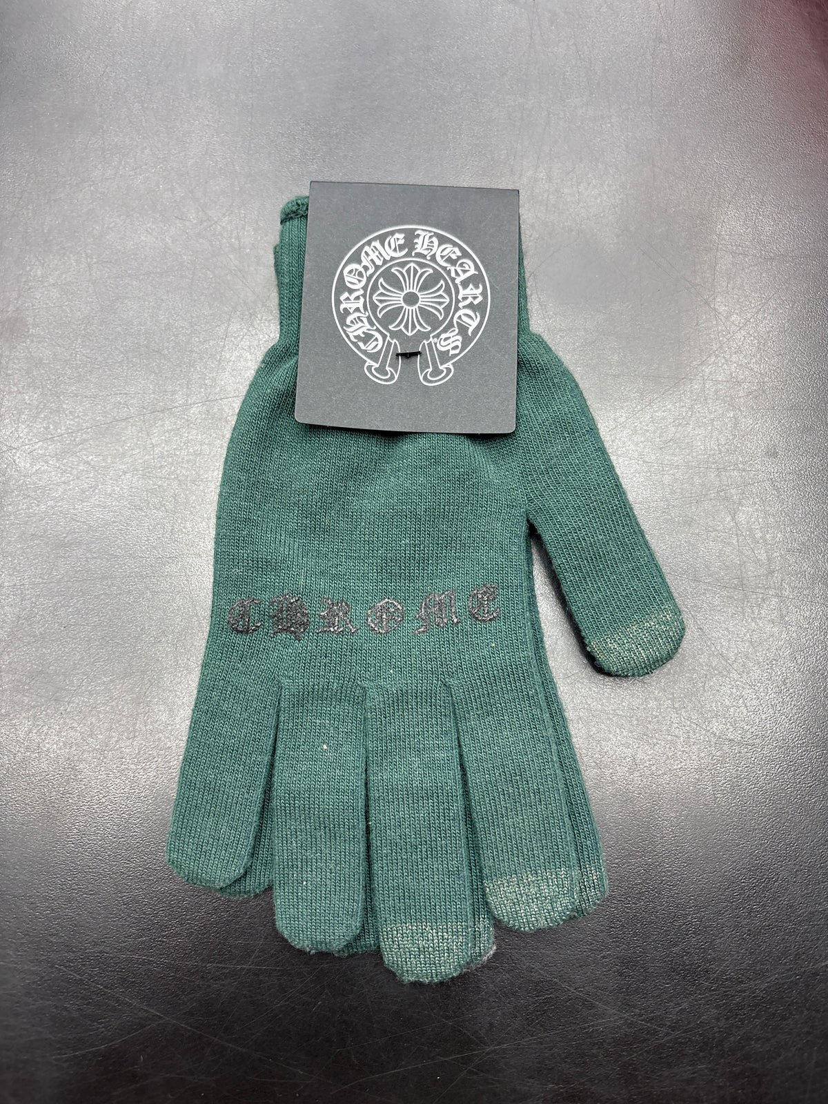 Chrome Hearts Green Gloves**