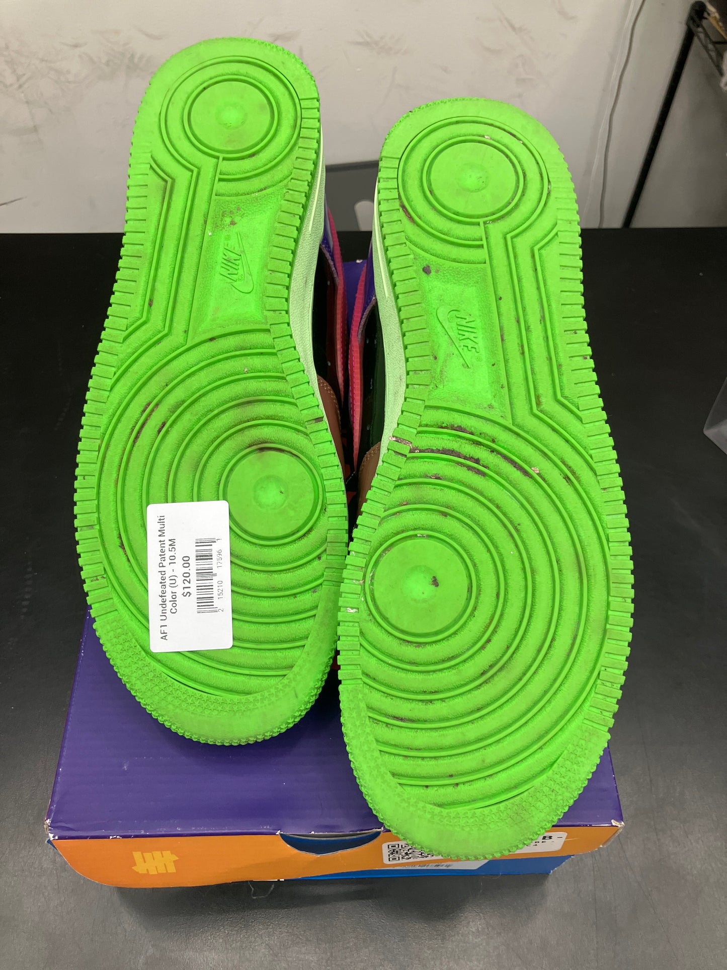 AF1 Undefeated Patent Multi Color (U) - 10.5M