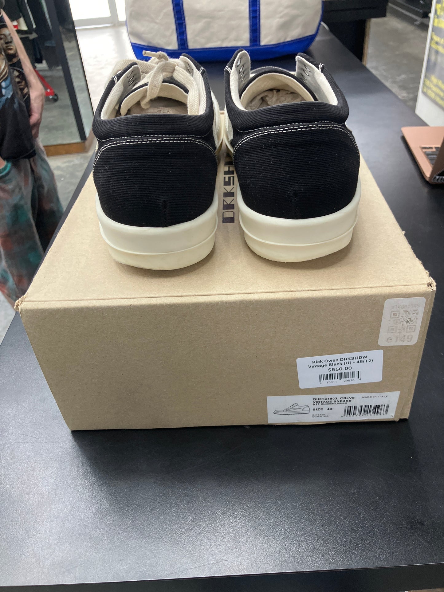Rick Owen DRKSHDW Vintage Black (U) - 45(12)
