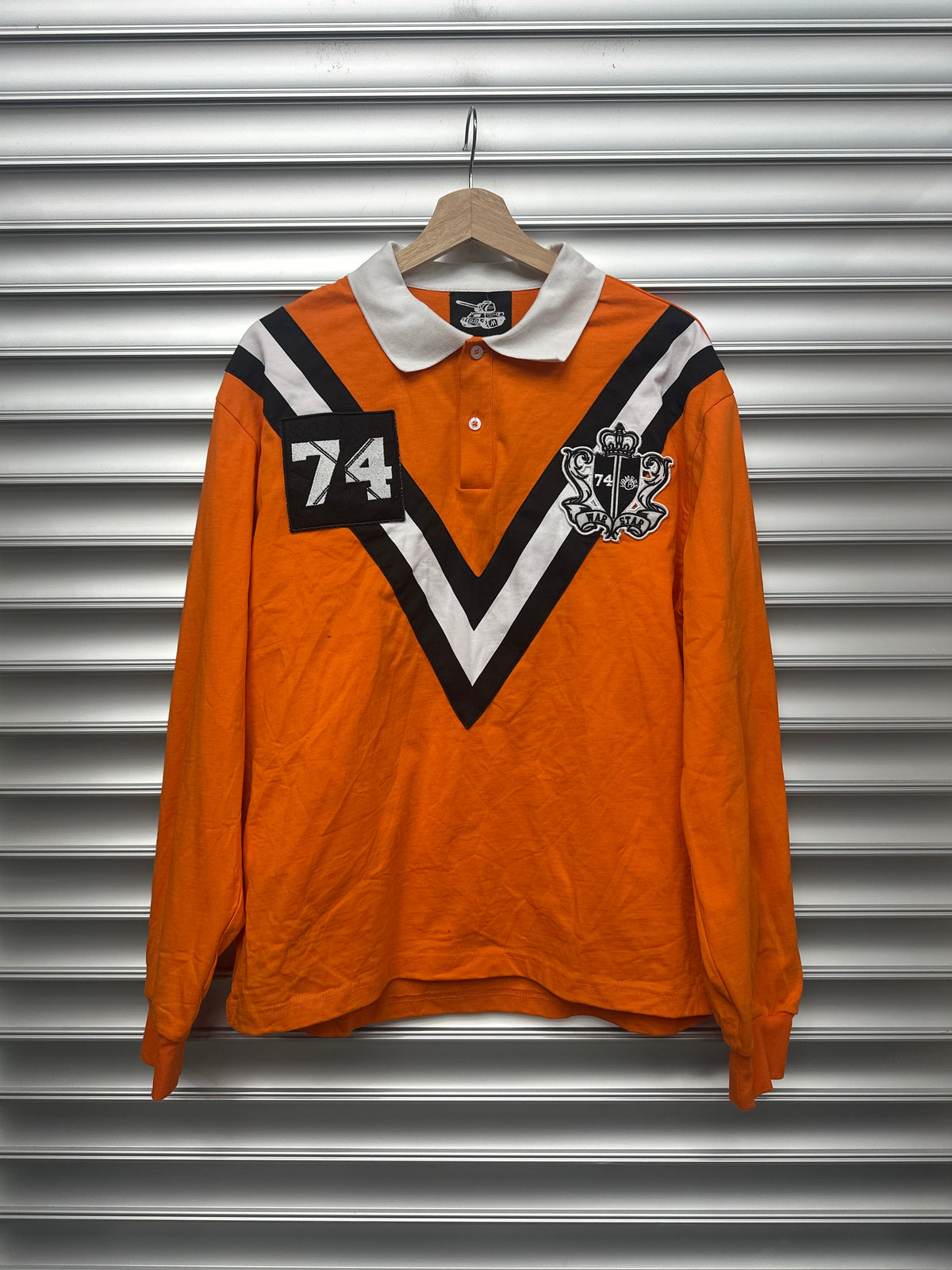 74 Orange Polo - M**