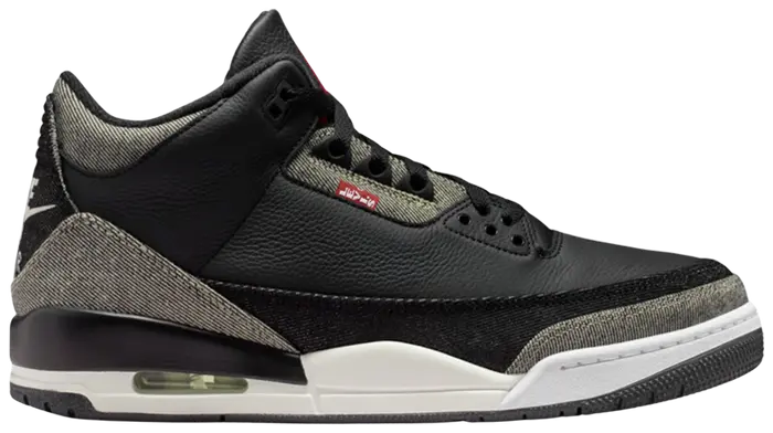 Air Jordan 3 Retro Levi Black