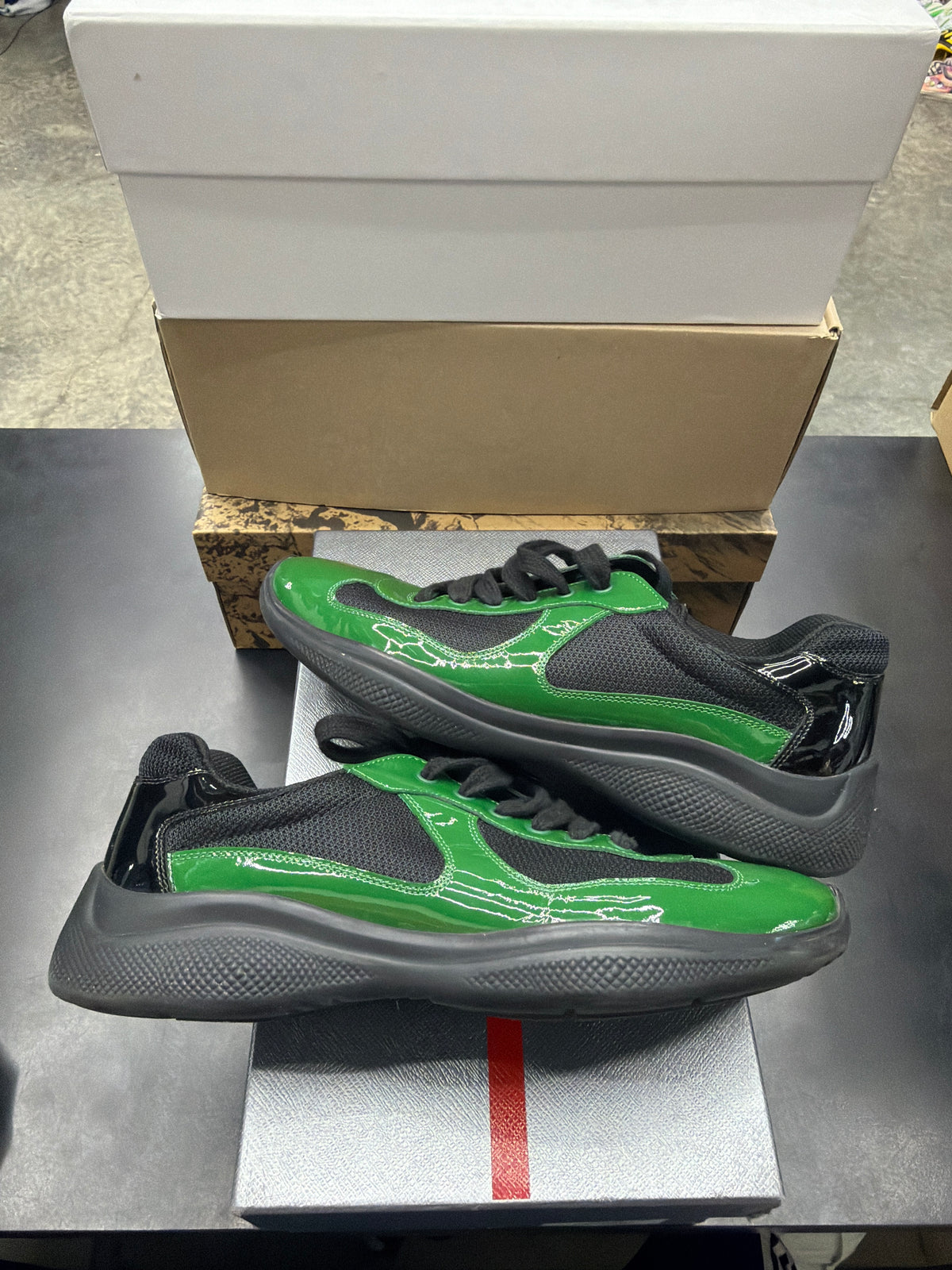 Prada American Cup Green/Black (U) - 8.5M**
