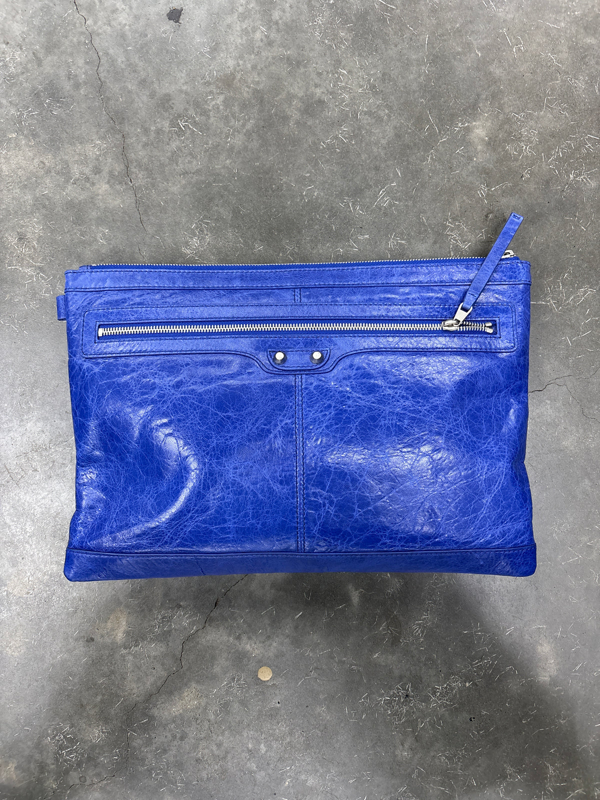 Balenciaga Blue City Clutch**