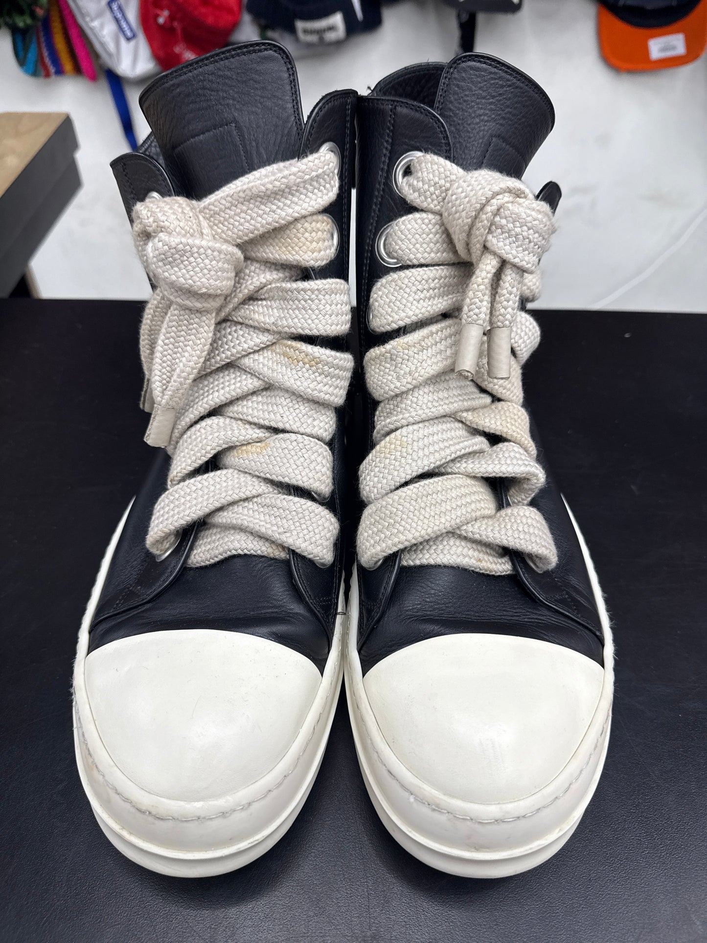 Rick Owen Jumbo Lace High (U) - 46(13) (NB)