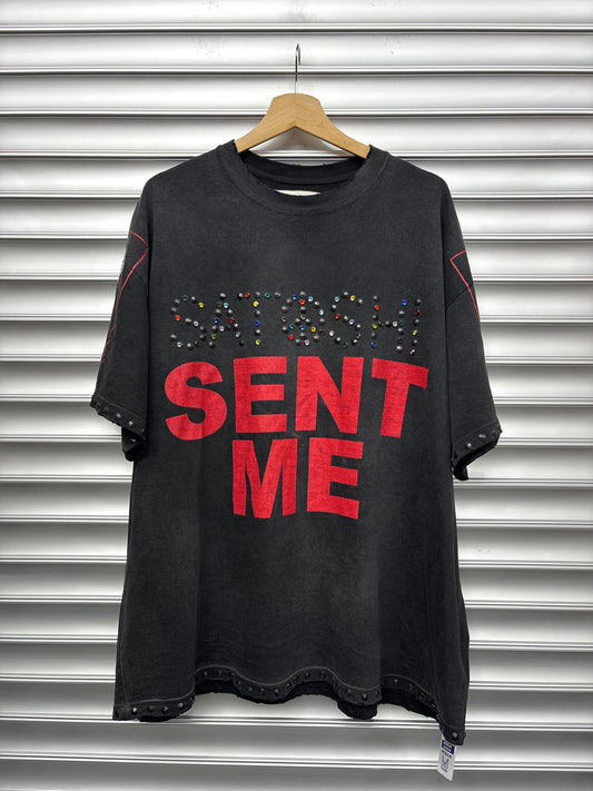 Satoshi Nakamoto Studded Satoshi Sent Me Tee - XXL**