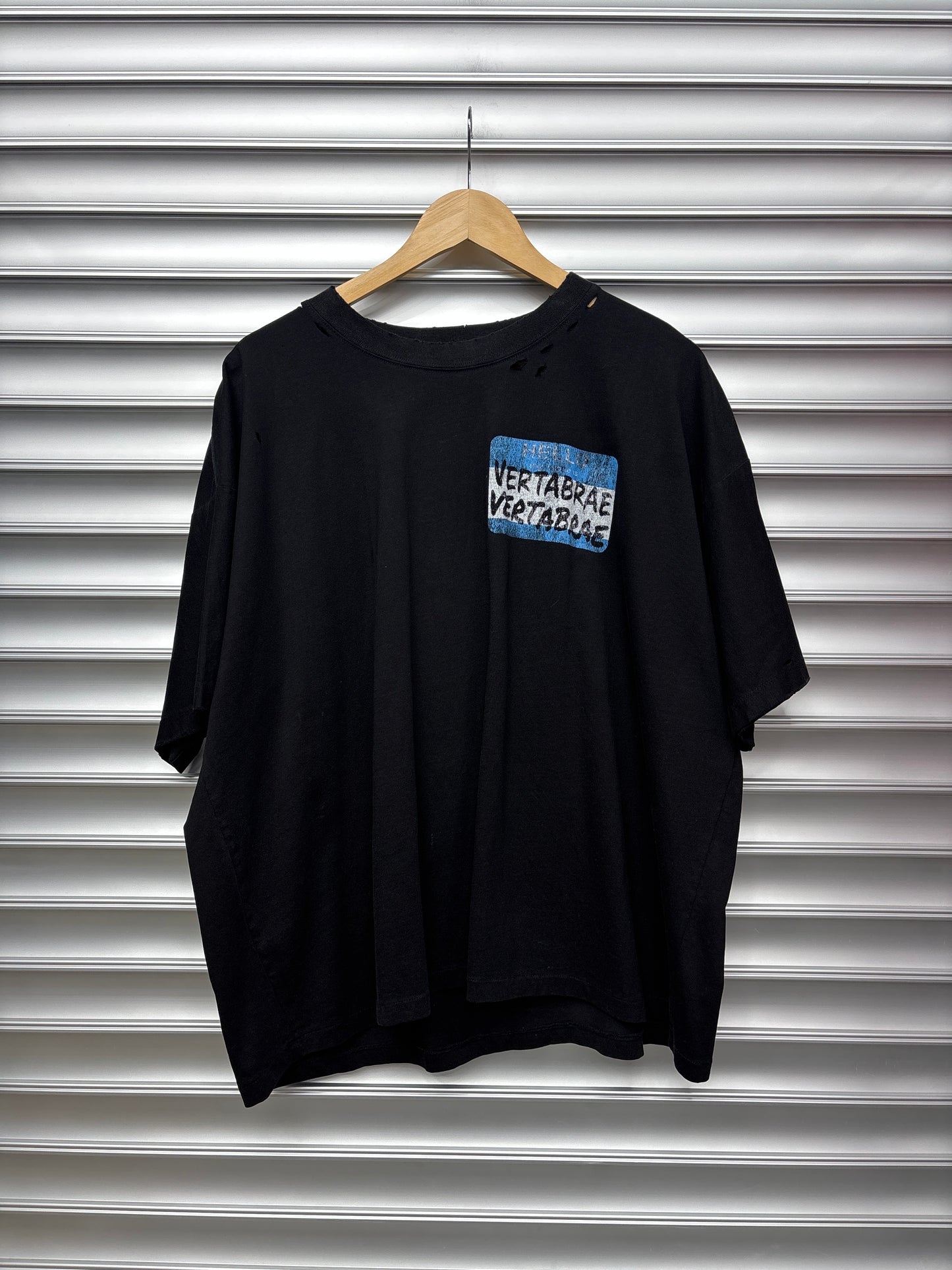 Vertabrae Name Tag Tee - 2XL