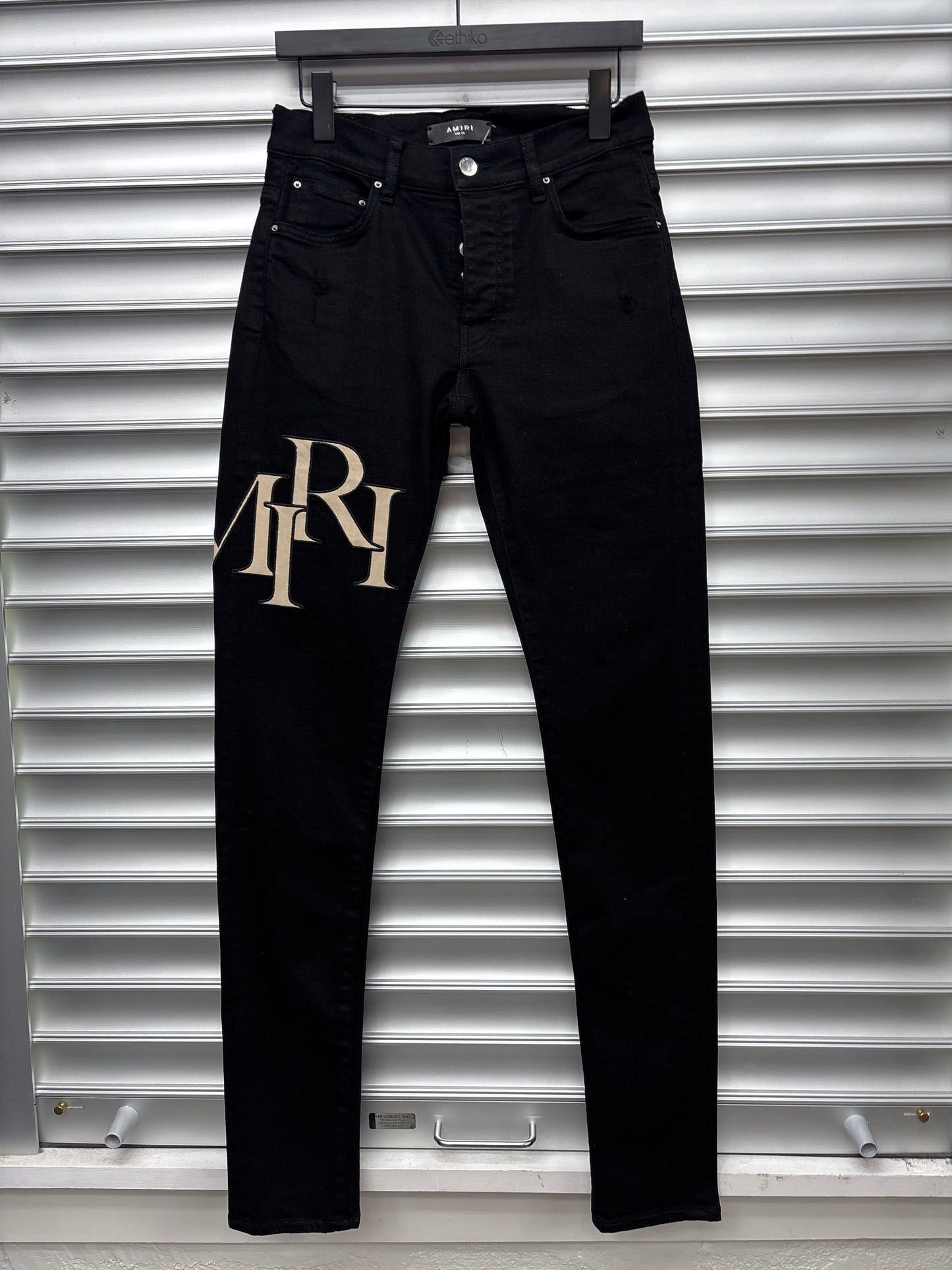 Amiri Tan Patch Denim - 29