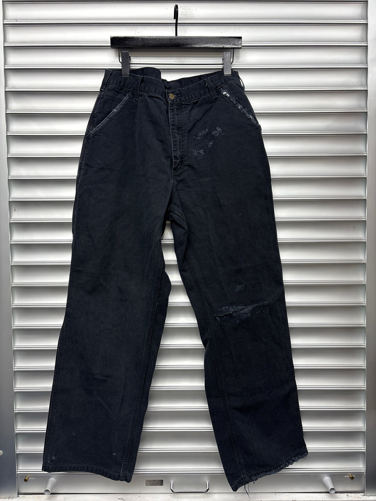 Vintage Carhartt Carpenter Black Pants - 33**