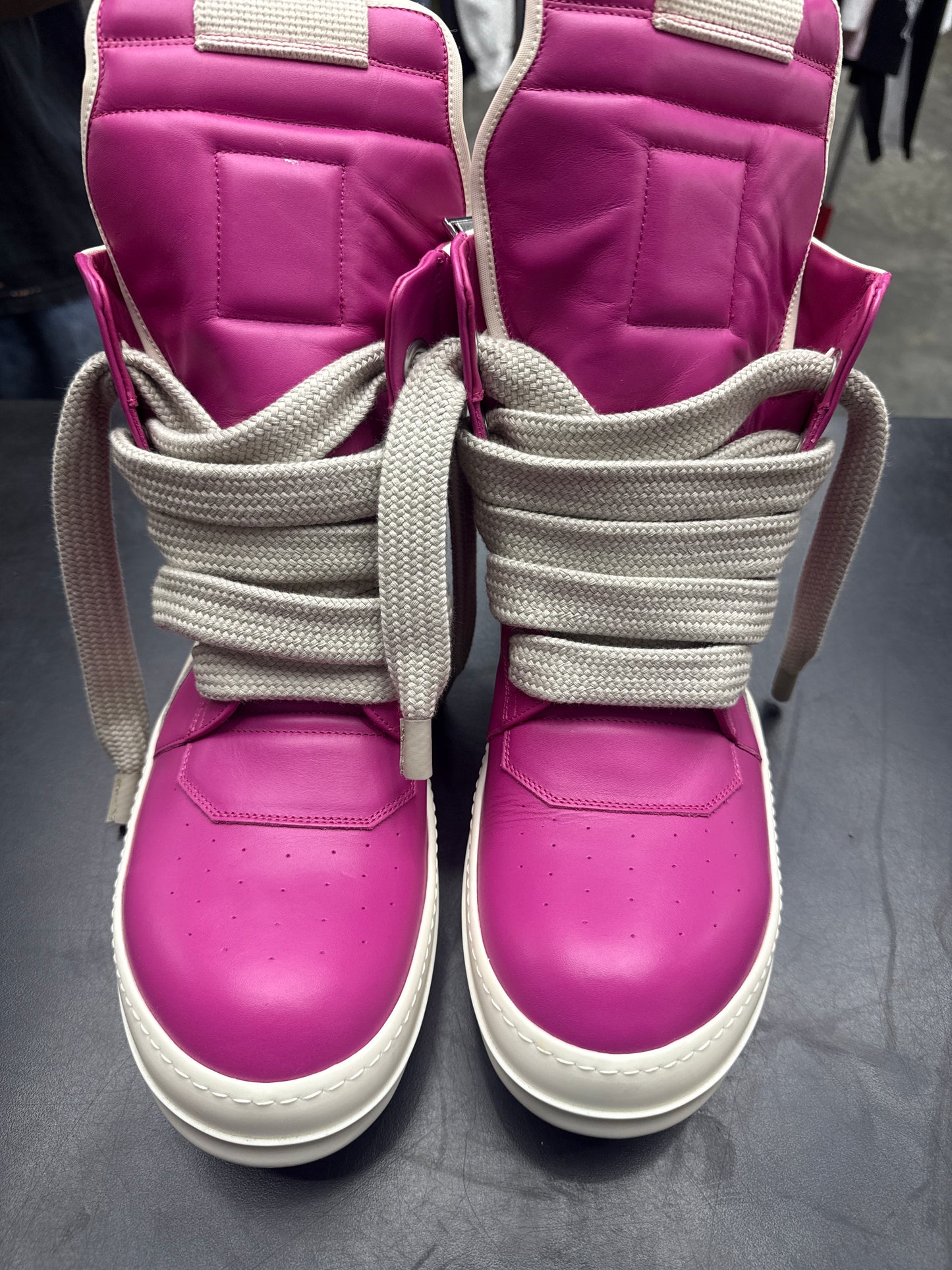 Rick Owen Geobasket Jumbo Lace Hot Pink - 44(11) (NB)