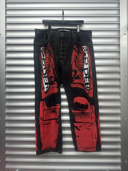 Spider Red Racing Denim - 38**