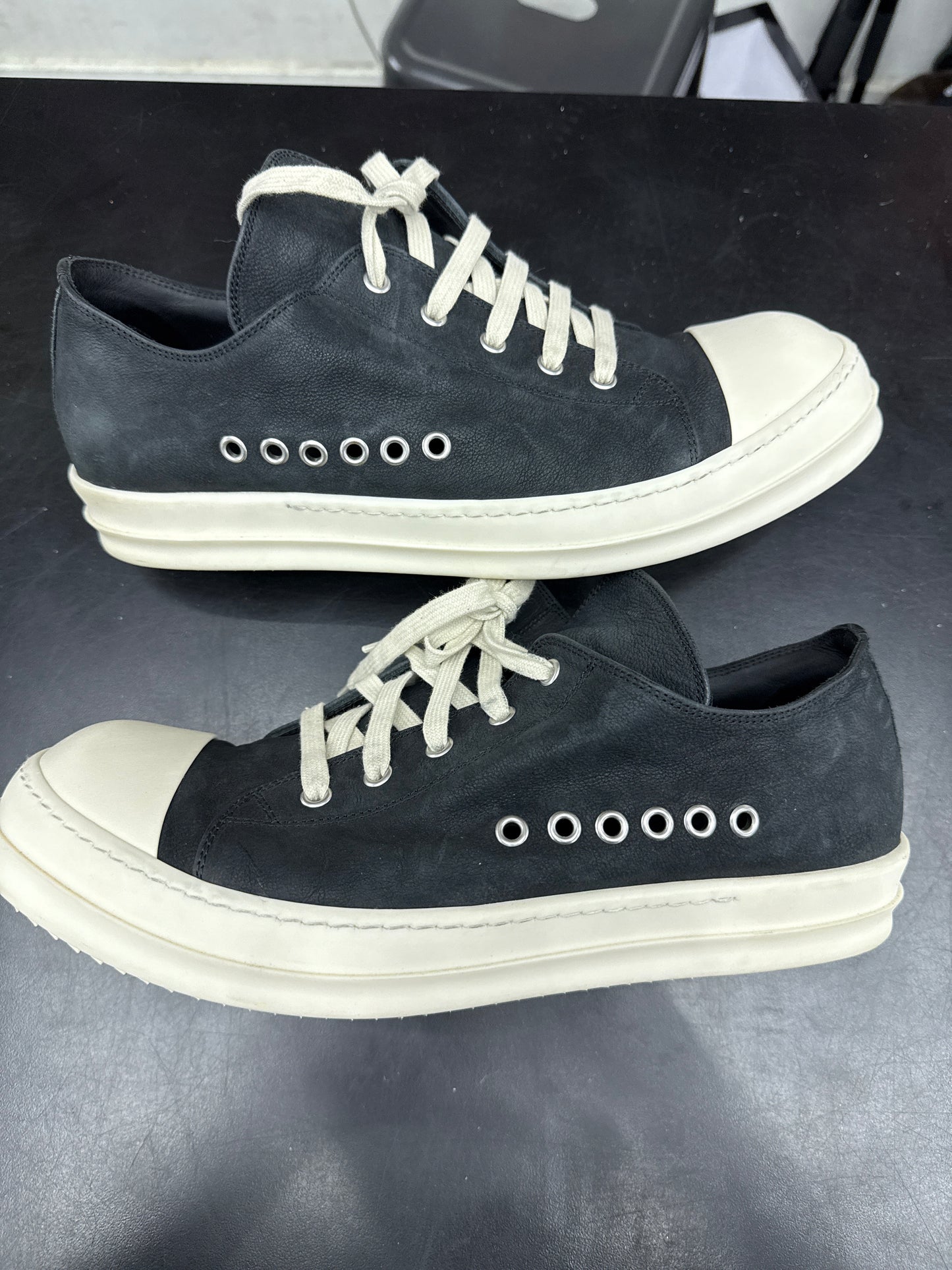 Rick Owen Extreme Low Black (U) - 44(11) (NB)