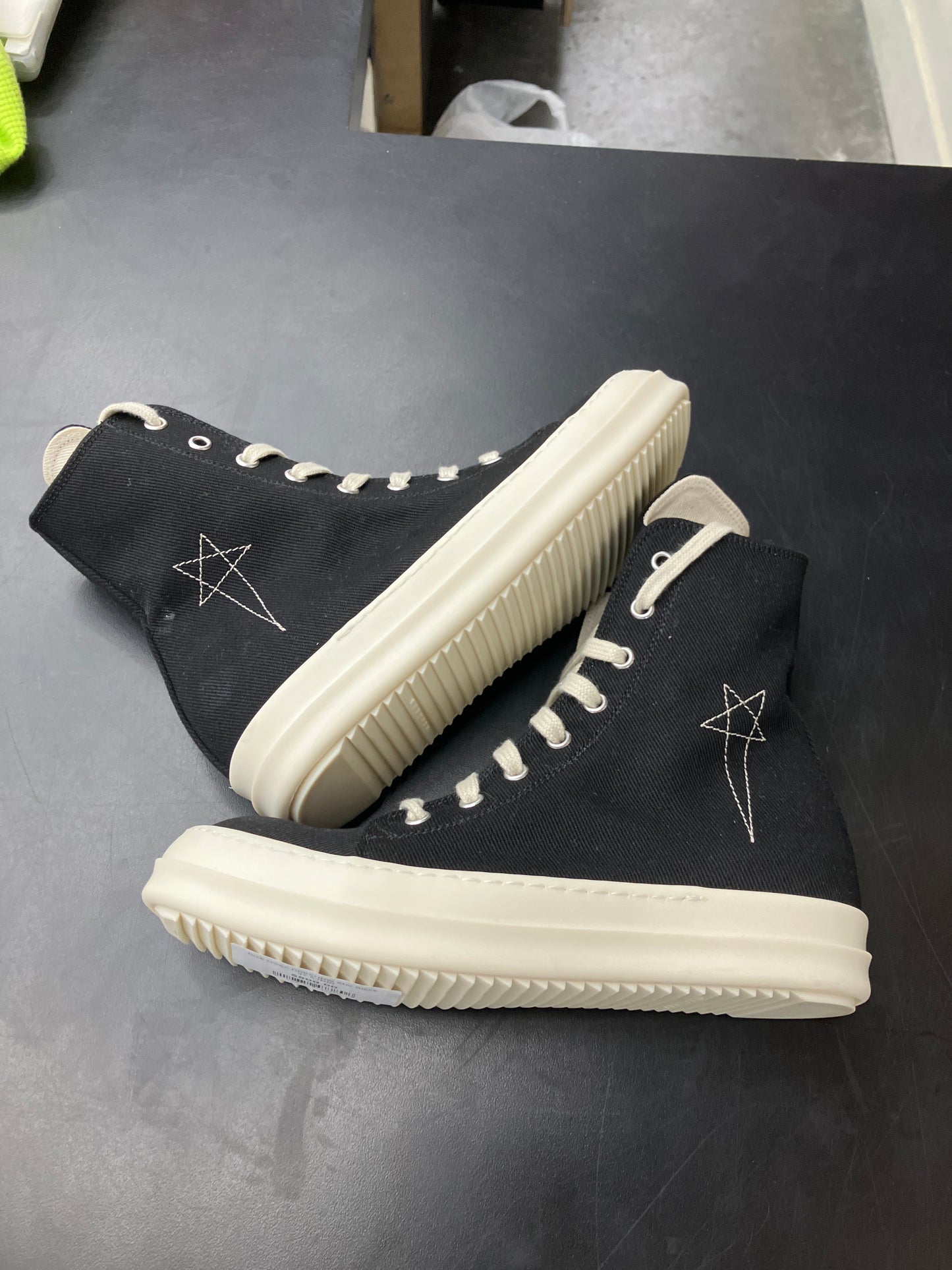 Rick Owen DRKSHDW Star Black - 37.5 (NB)