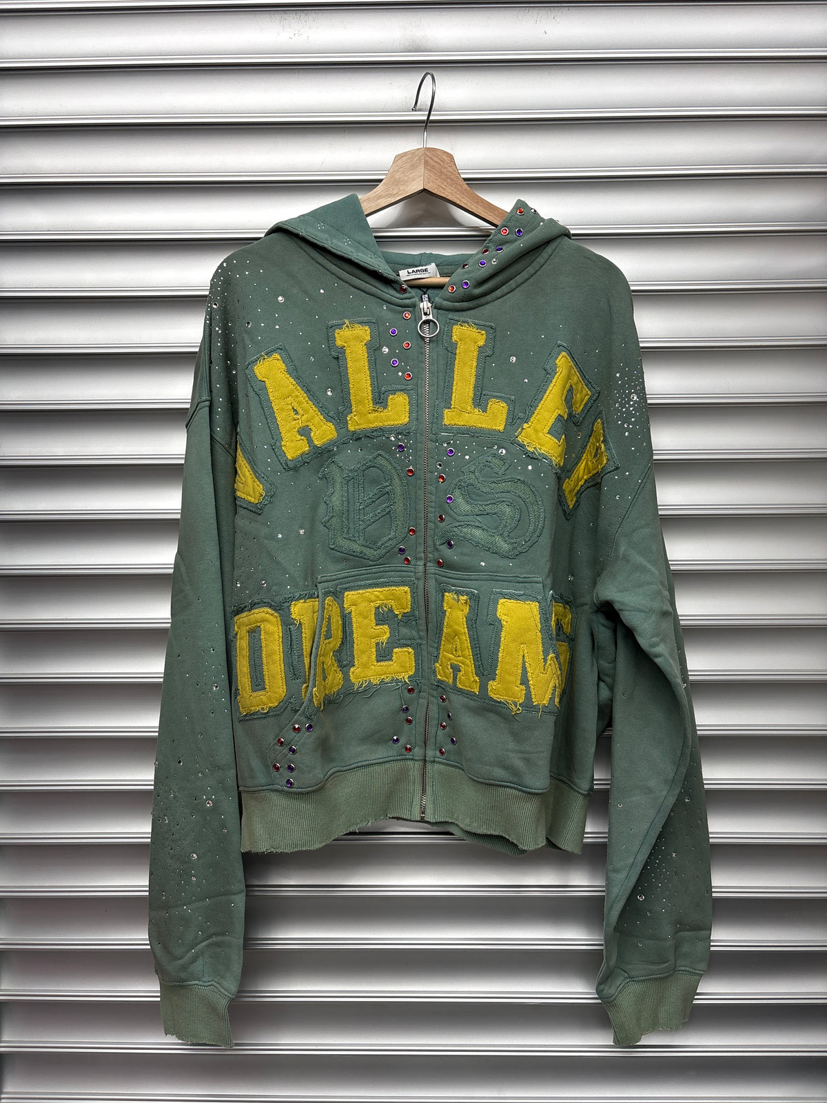 Vale Green Zip Up - L**