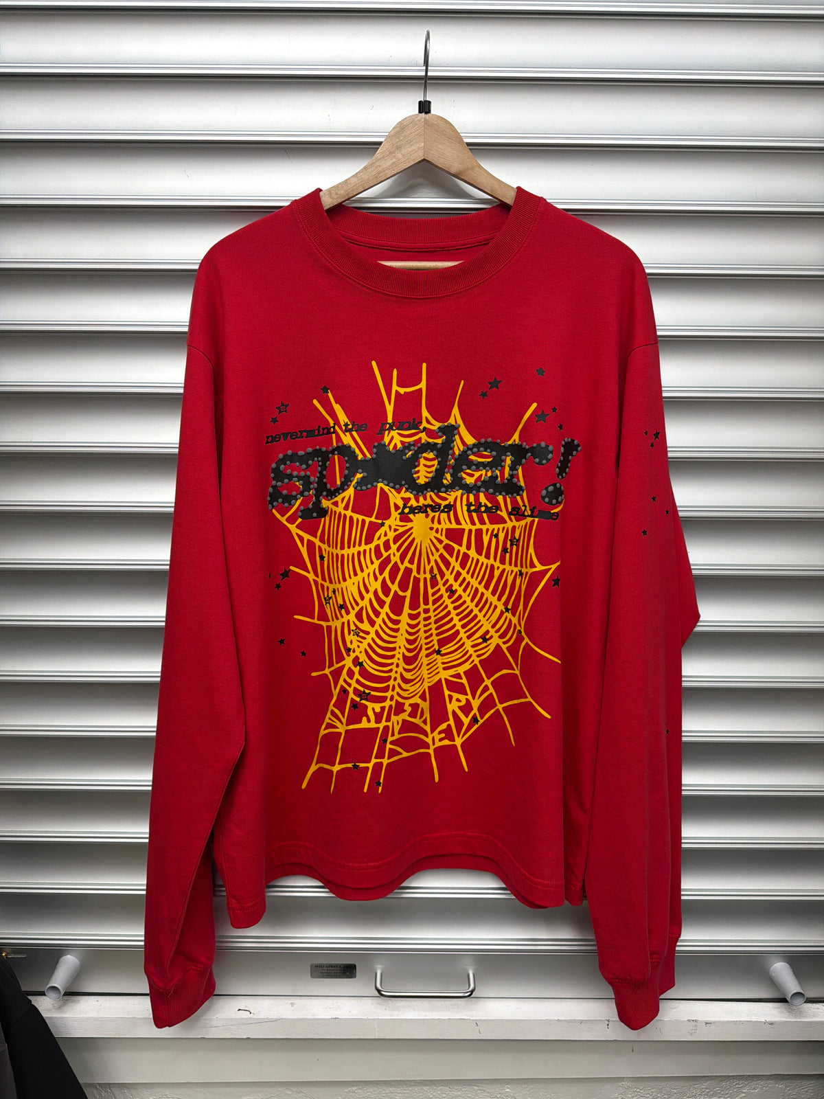 Spider Red Longsleeve - L**