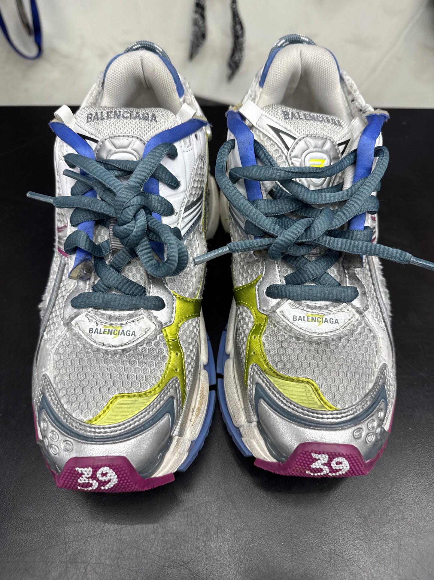 Balenciaga Runner Blue/Yellow/Purple (U) - 39 (NB)