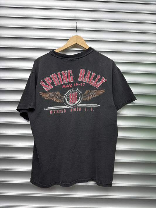 Vintage Harley Wolf Tee - L