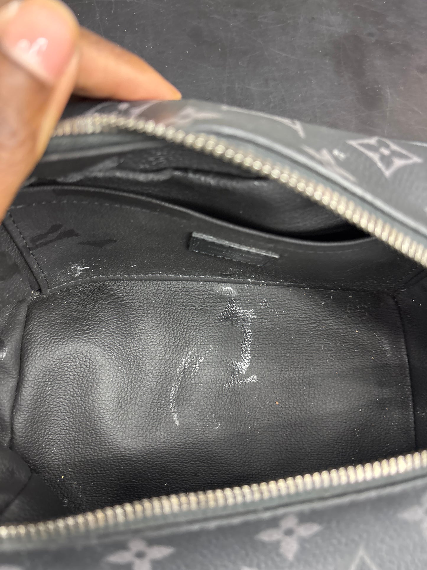 Louis Vuitton Black Monogram Toiletry Bag