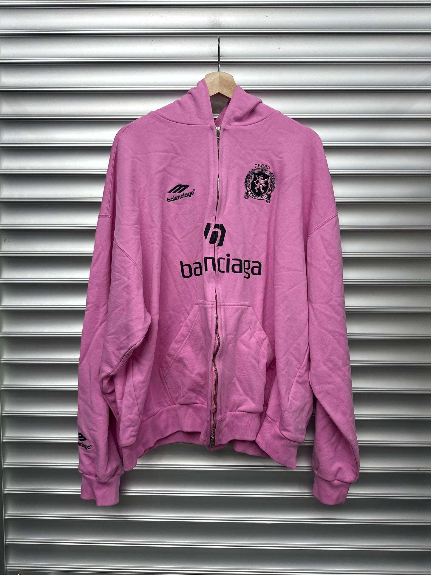 Pink Balenciaga City Exclusive Hoodie - L