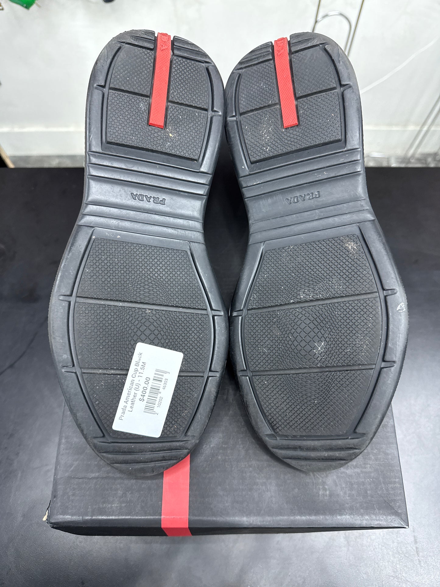 Prada American Cup Black Leather (U) - 11.5M