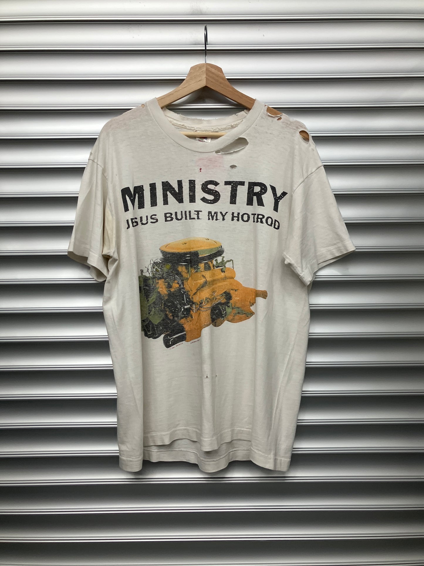 Vintage Ministry Hot Rod Tee - XL