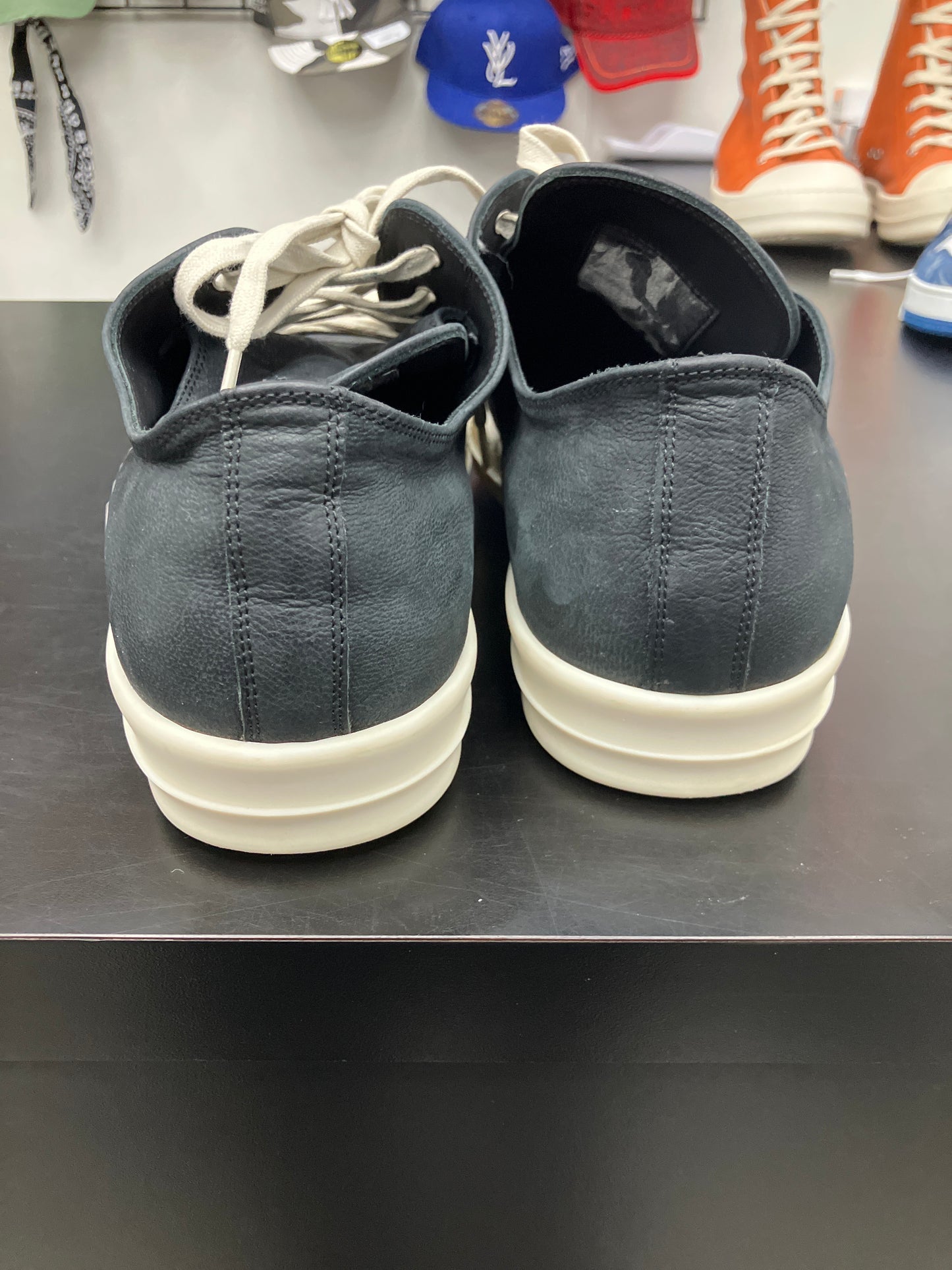 Rick Owen Extreme Low Black Nubuck (U) - 44(11) (NB)