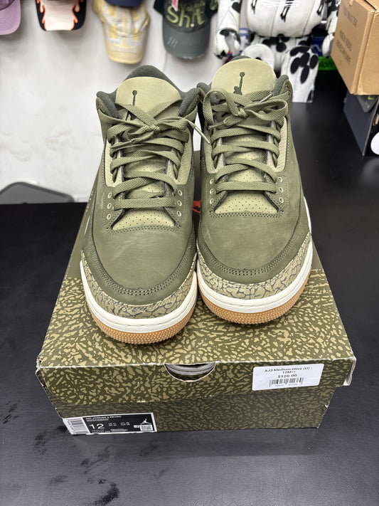 AJ3 Medium Olive (U) - 12M**