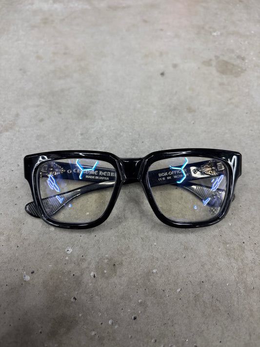 Chrome Hearts Box Officer Black Frames **