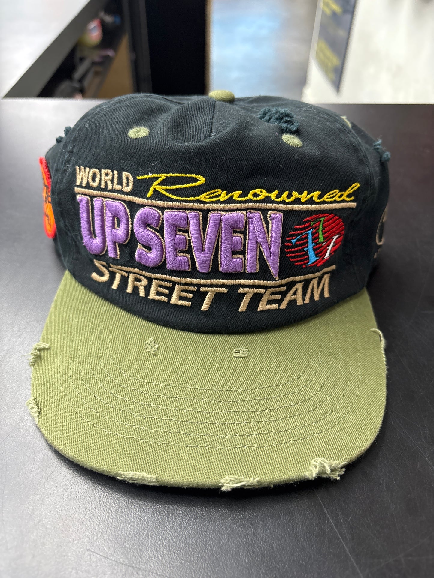 Up 7 Black/Olive Hat