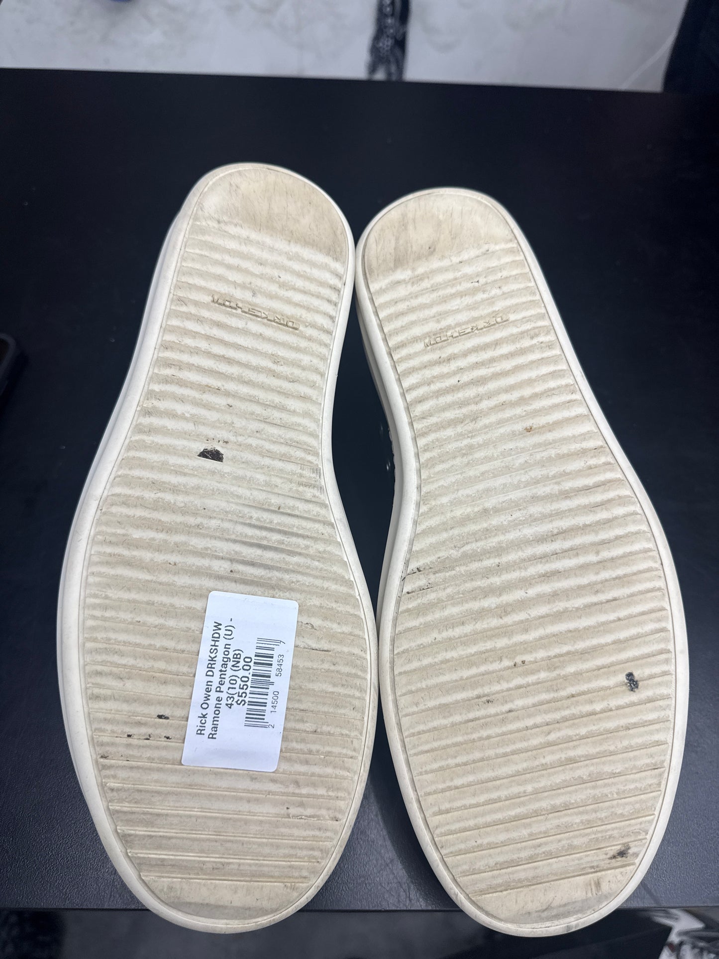 Rick Owen DRKSHDW Ramone Pentagon (U) - 43(10) (NB)