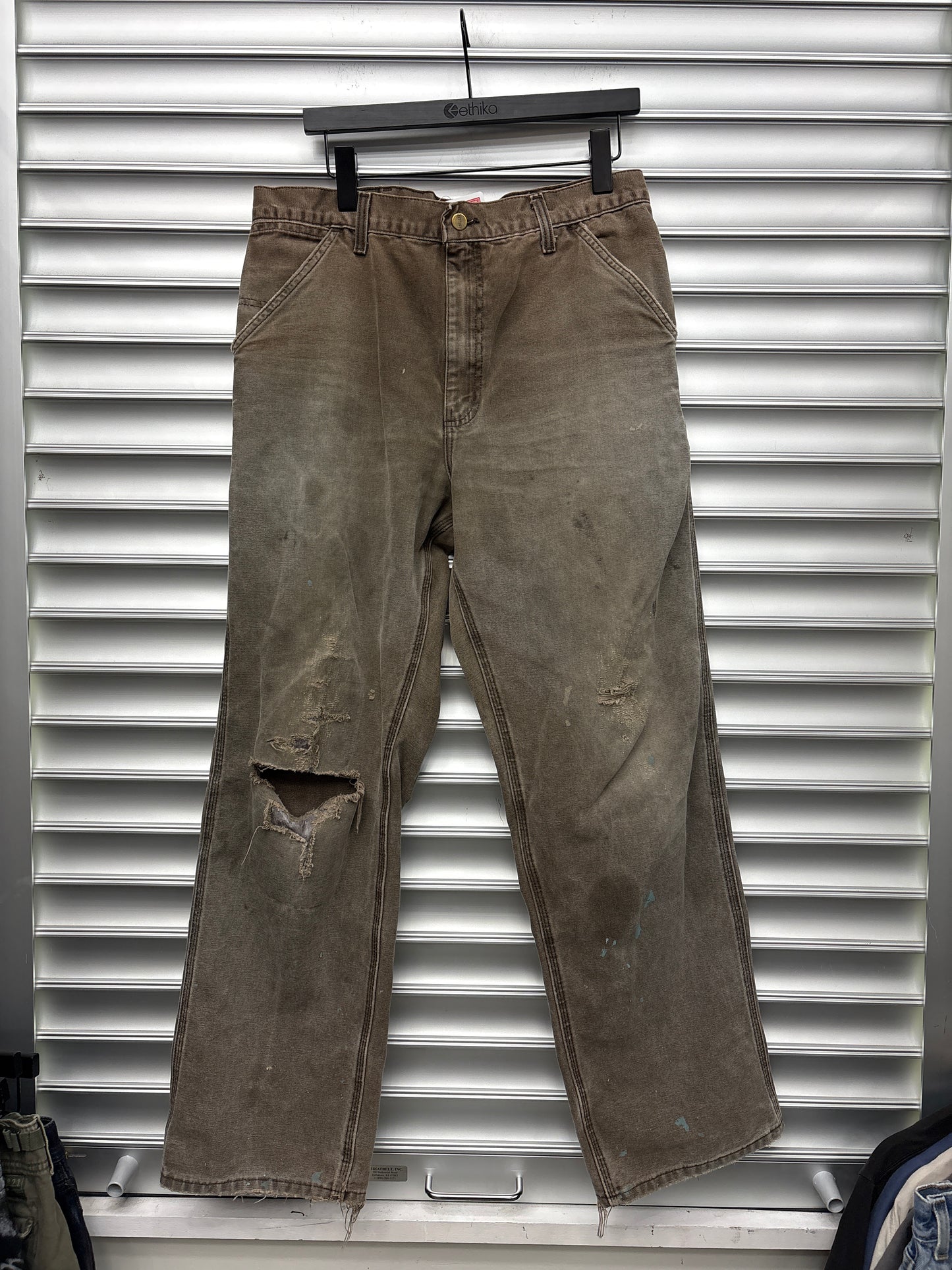 Vintage Brown Carhartt Pants - 34**