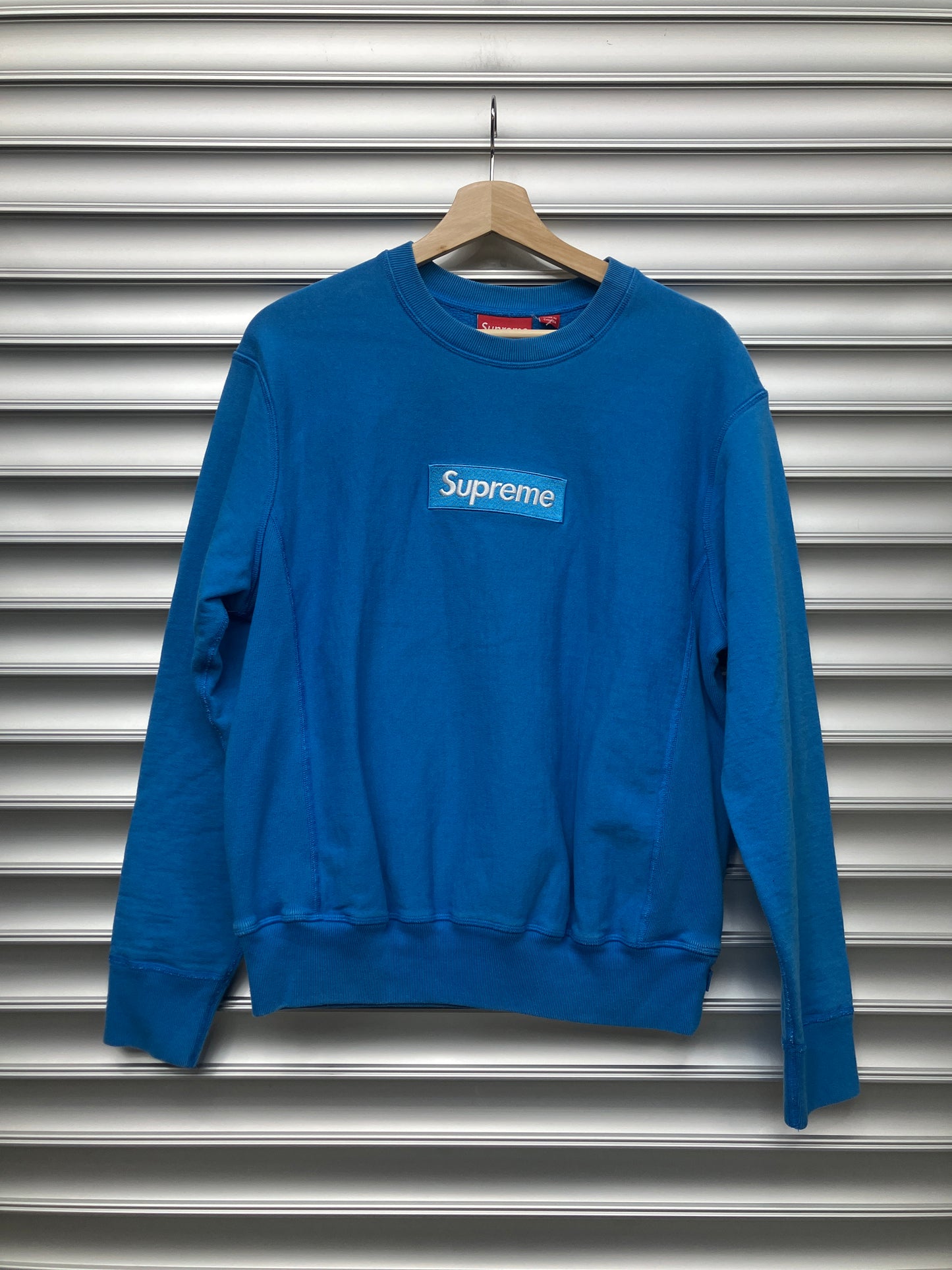 Supreme Blue Box Logo Sweater - S