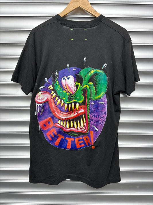 Better With Age Black Monster Tee - M