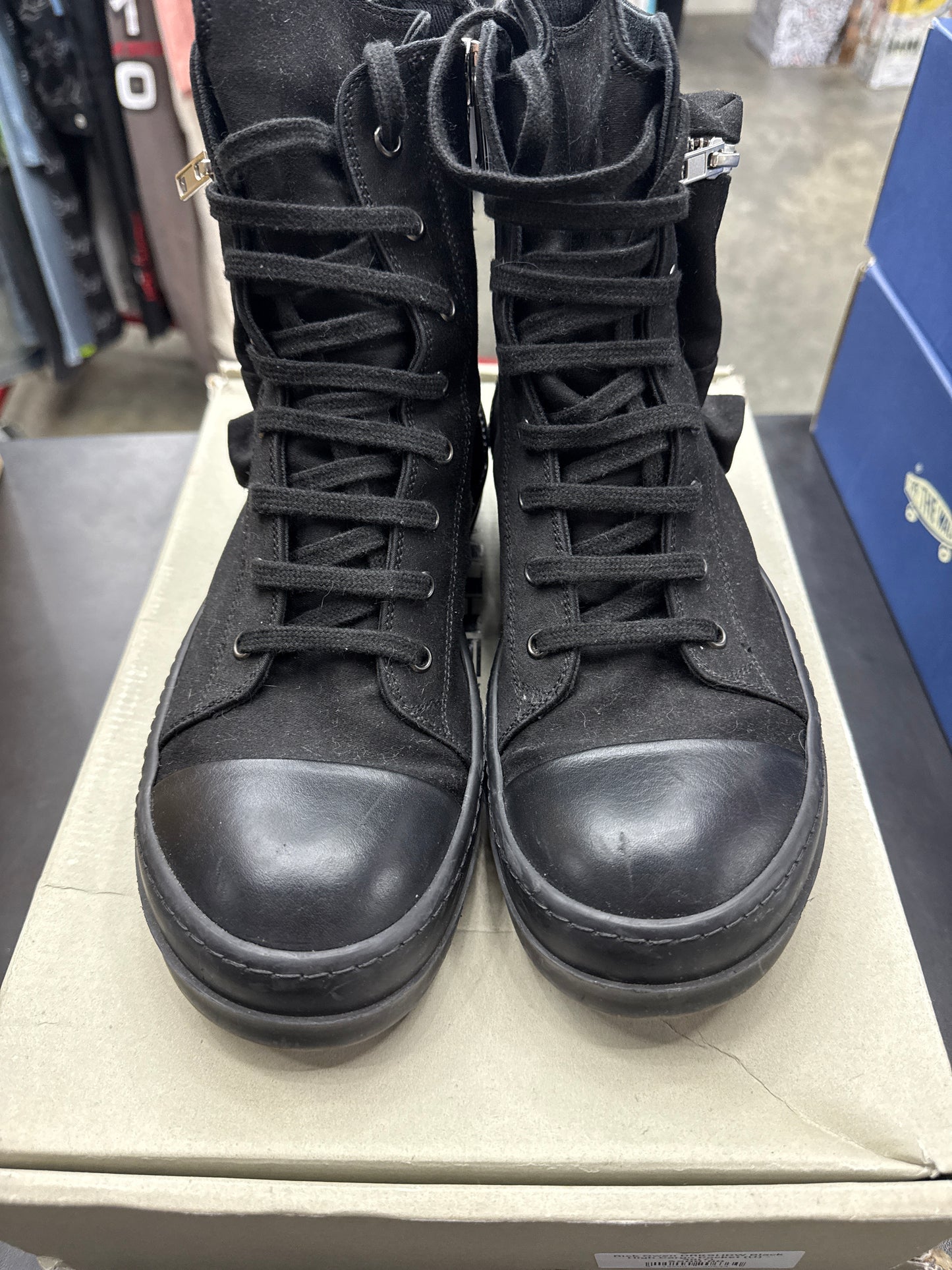 Rick Owen DRKSHDW Black High Cargo Pocket (U) - 40(7)