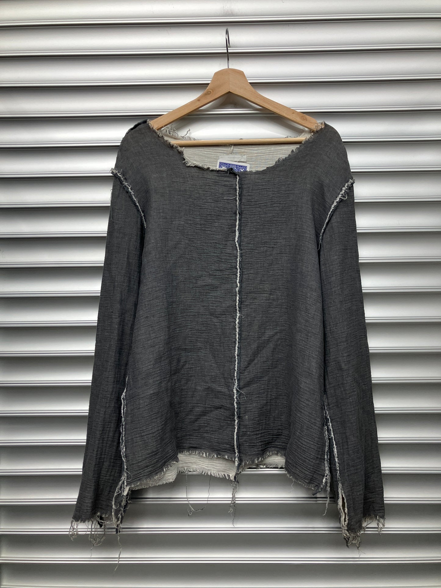 Number Nine 2001 Raw Edge Longsleeve - L