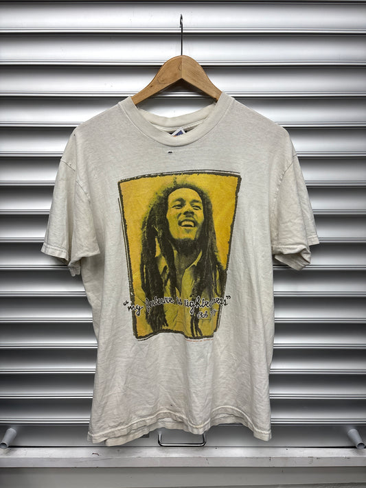 Vintage Bob Marley ”My Future Is Righteouness” Tee - M**