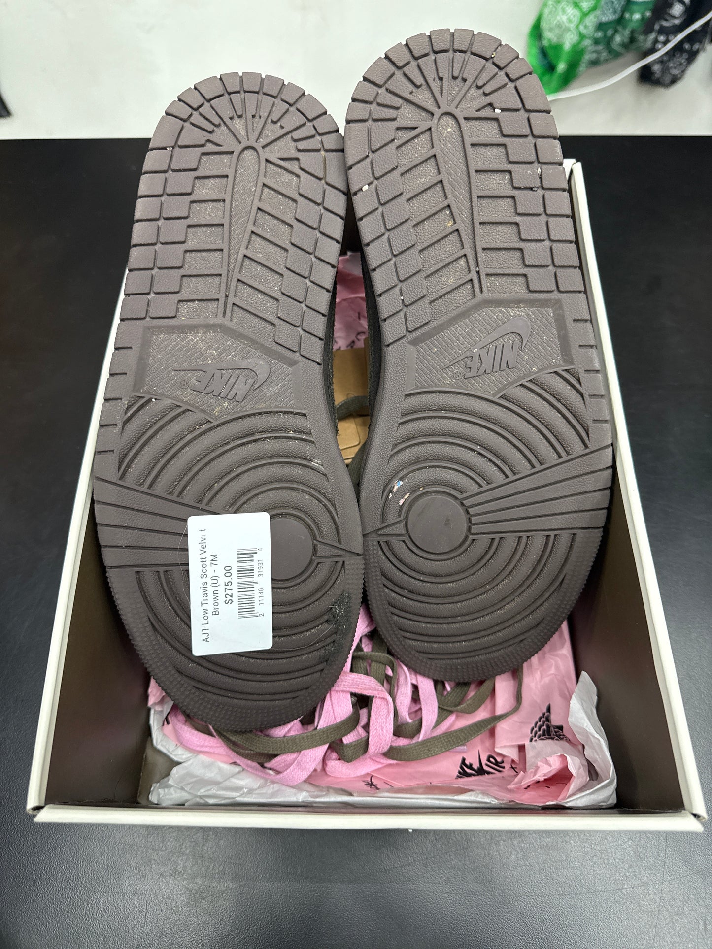 AJ1 Low Travis Scott Velvet Brown (U) - 7M