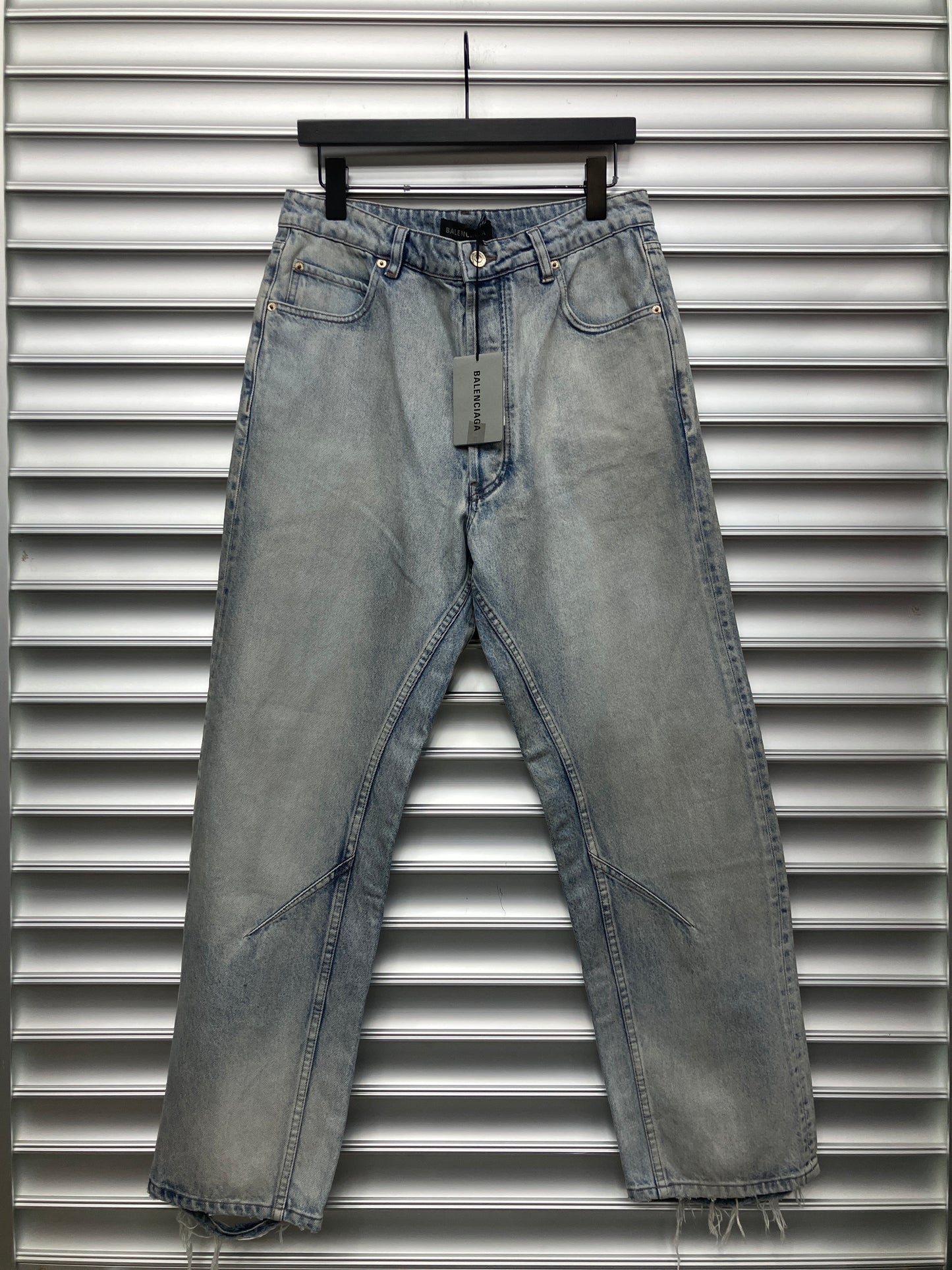 Balenciaga Straight Leg Lightwash Denim - M