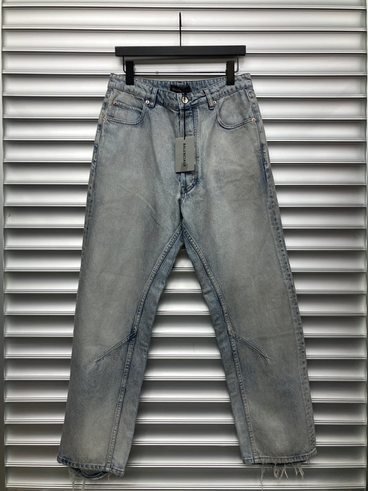 Balenciaga Straight Leg Lightwash Denim - M