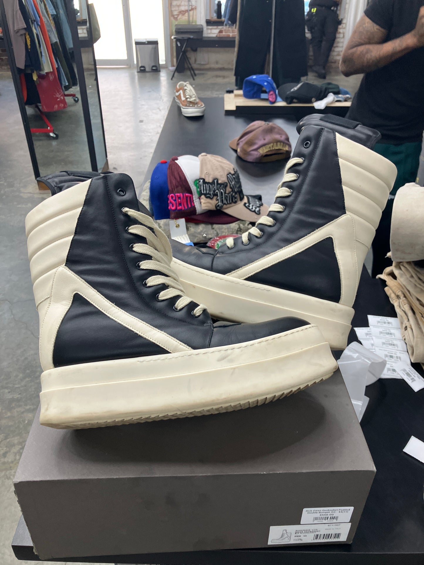 Rick Owen Geobasket Padded Double Bumper (U) - 44(11)