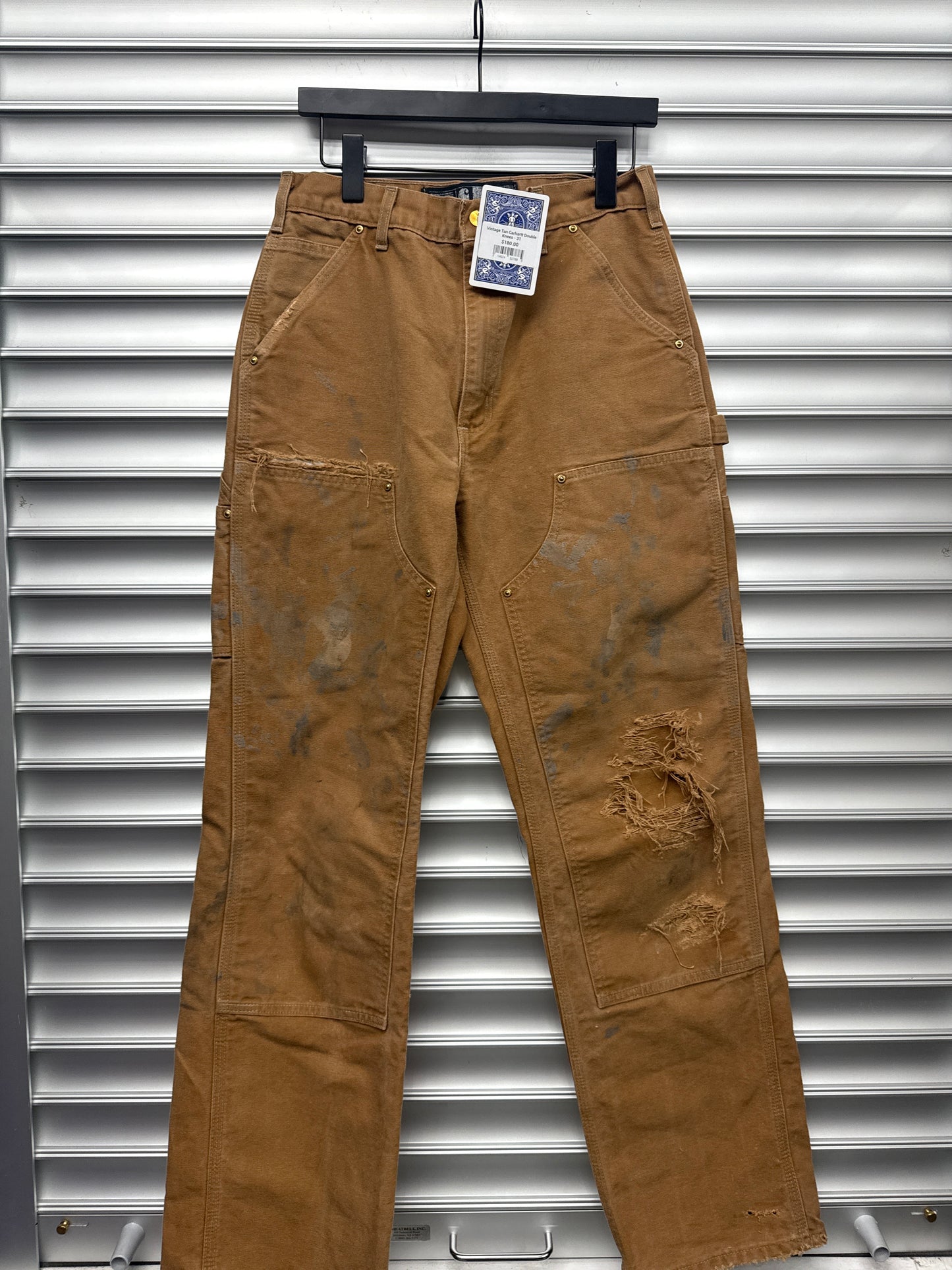 Vintage Tan Carhartt Double Knees - 31